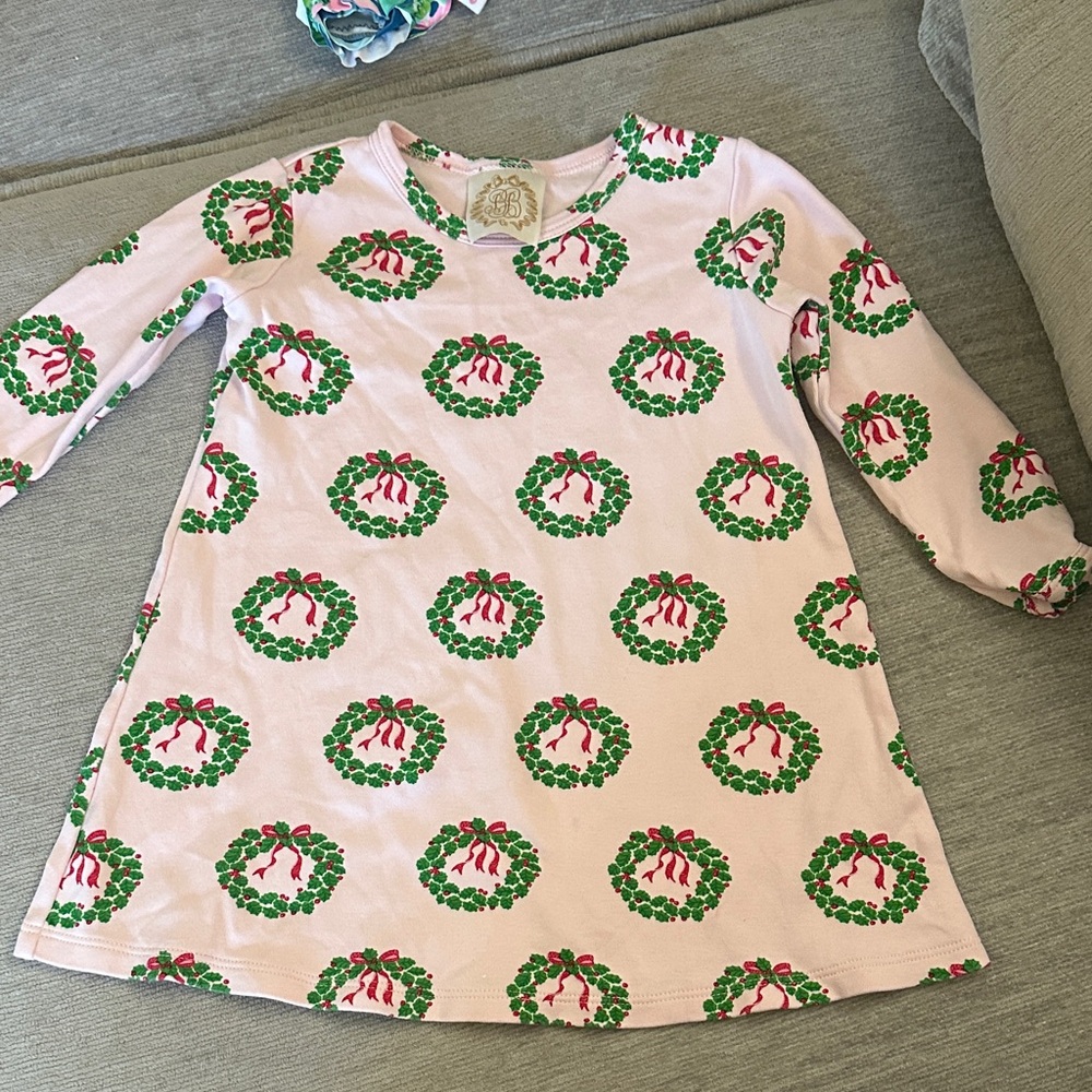 The Beaufort Bonnet Company Pink Wreath Dress